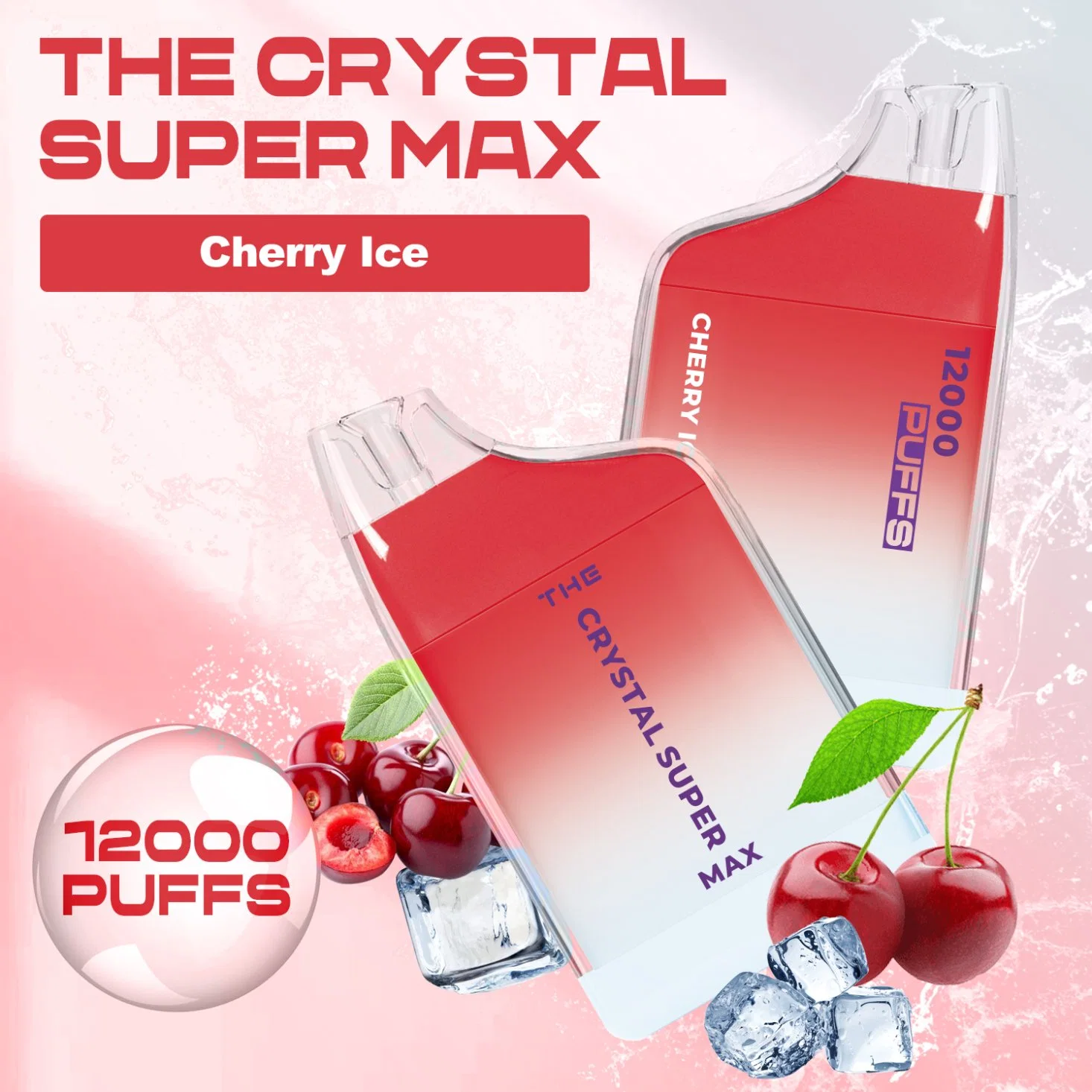 The Crystal Super Max 12000 Puff Tpd with Code Original Design Rechargeable Disposable/Chargeable Vape