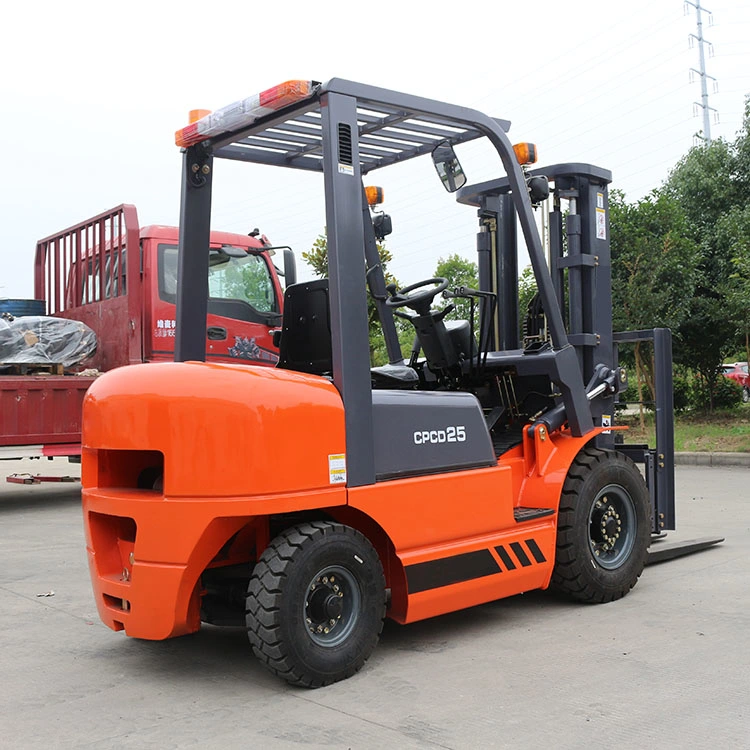 Neue Cpcd25 2500kg Low Mast Gabelstapler verwendet für Verkauf in Singapur mit Teilen