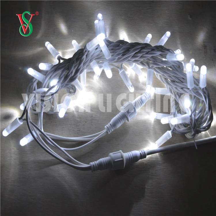 Waterproof Rubber Cable Christmas String Light LED Garlands Lights