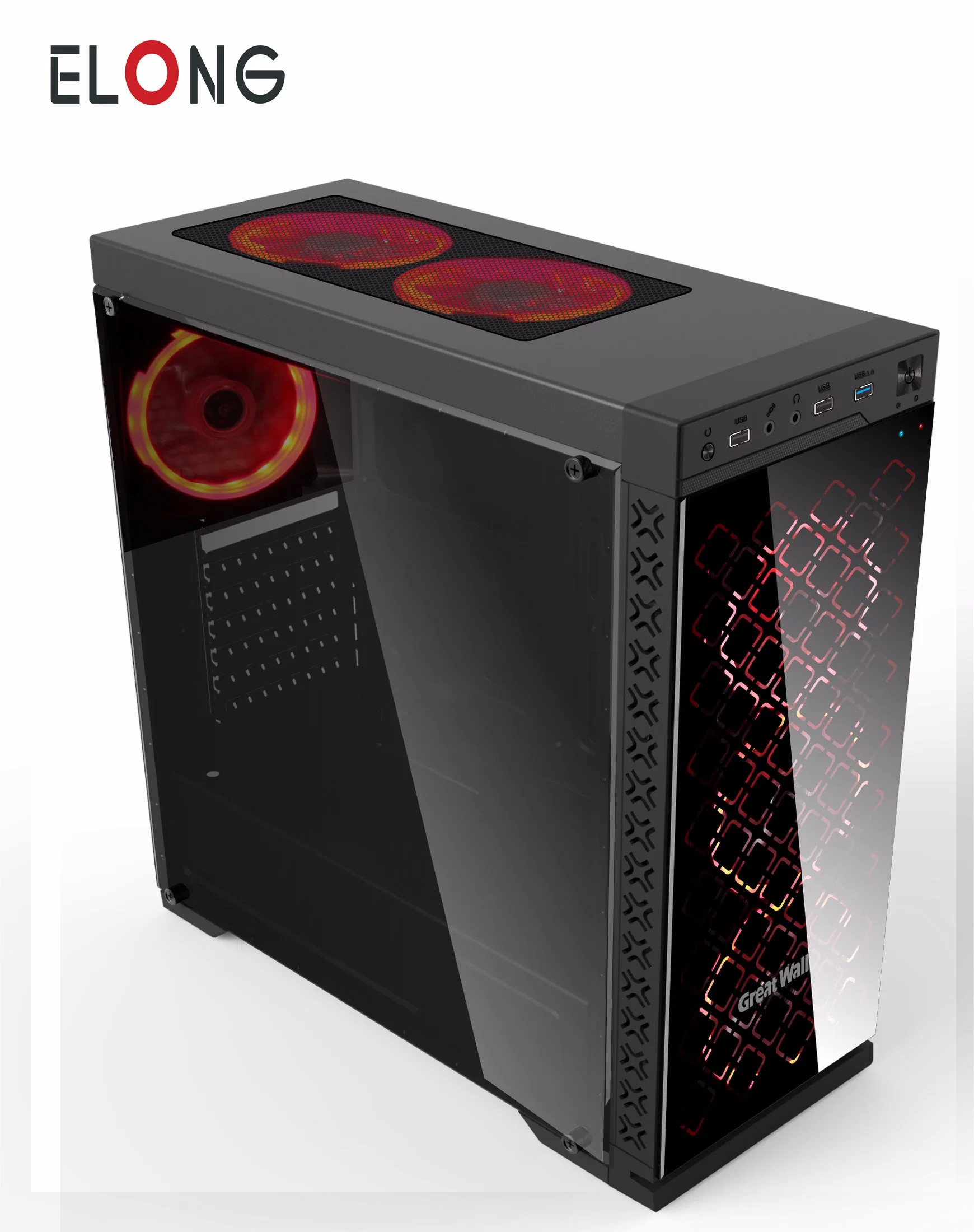 G08b Hochwertige ATX Computer Gaming Case 2021 Neuer Stil Mit RGB-Lüfter