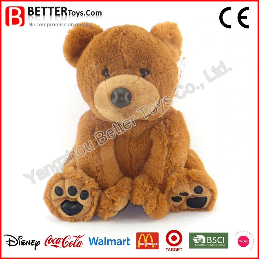 La certificación SA8000 Material seguro abrace Teddy Brown Bear Toy muñeco suave