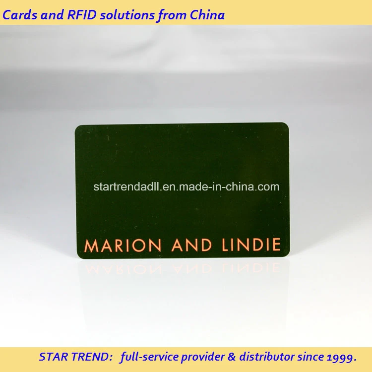 Cr80 PVC Material PETG Chip Tarjeta Regalo Tarjeta PVC Tarjeta Inteligente IC Tarjeta Bancaria Tarjeta de Crédito Tarjeta RFID NFC