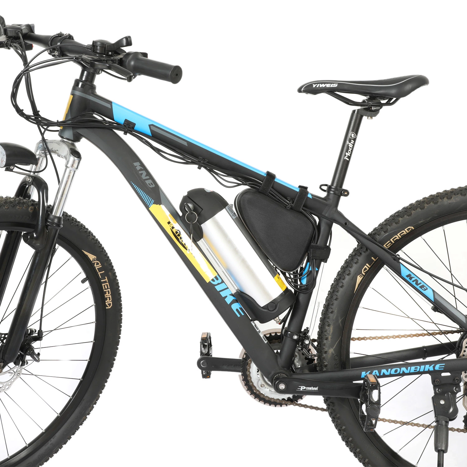 Bicicleta de bicicleta dobrável de bicicleta de montanha com ombro em alumínio de 26 polegadas Bateria mecânica de 48 V e 10 a, 350 W