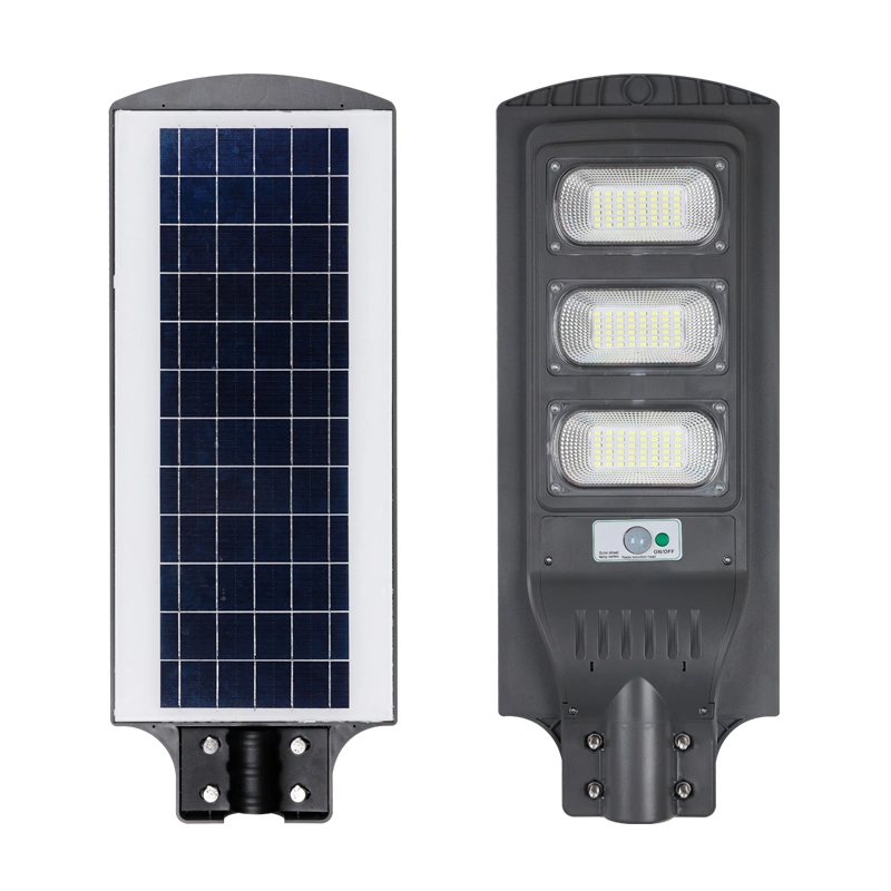 Mundo Melhor que vende produtos OEM PI65 50/100/150/200W impermeável ao ar livre Controle Remoto LED Rua Solar Integrada do Sistema de Iluminação