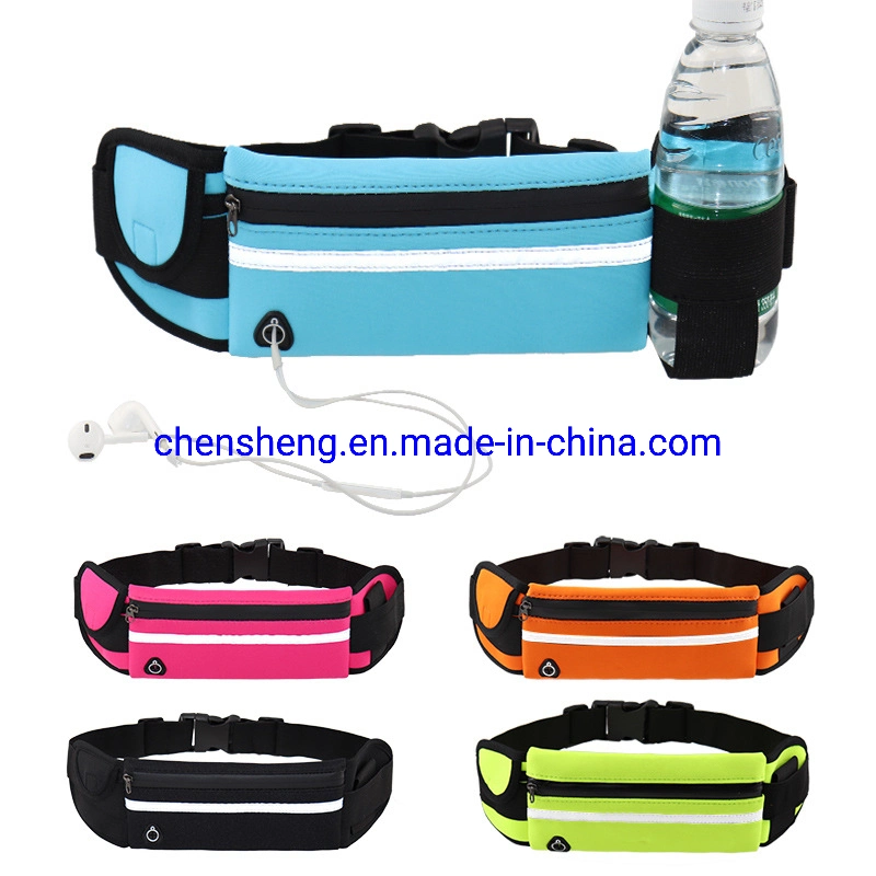 Fashion Outdoor Sports Pocket Running Jogging Waterproof Phone Waist Belt Pack Travel Bag