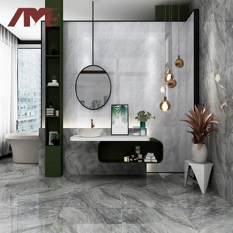 Foshan Factory Price Building Material Decorative Polished Glazed Porcelain Metallic Floor Tile