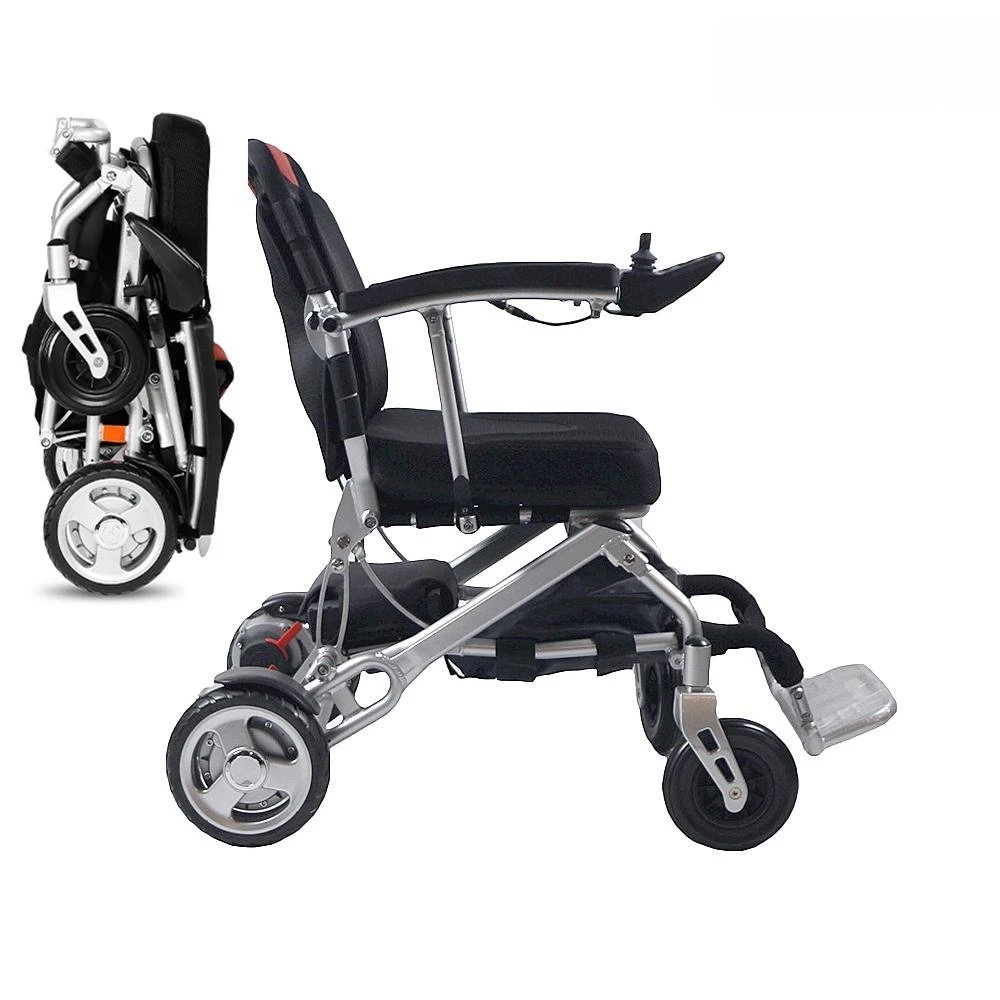 Hot Selling Portable Foldable Electric Wheelchair with Remote Control for Disabled People