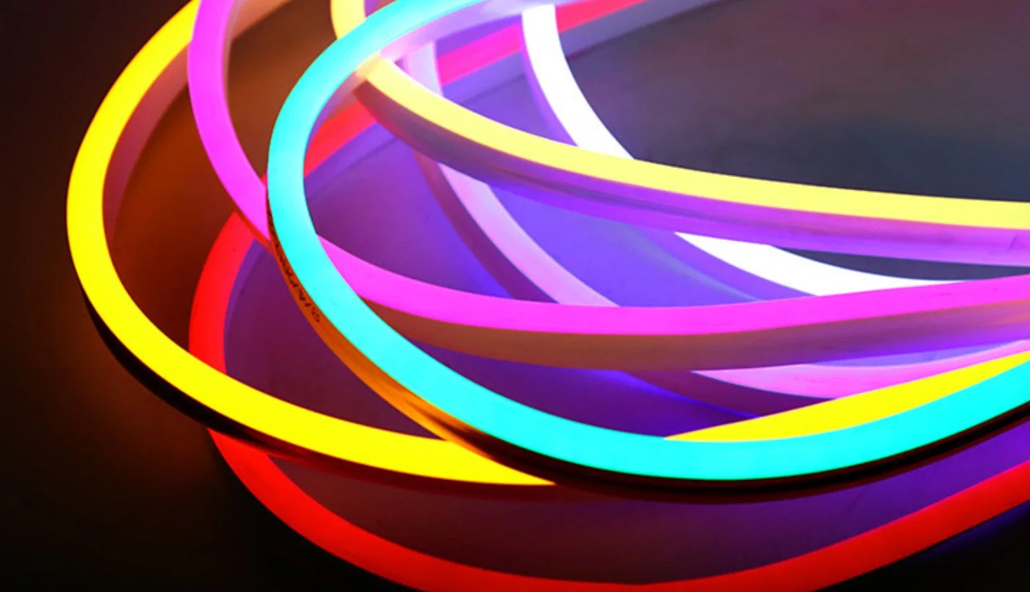 6mm Rainbow Flexible Neon LED Light Custom Waterproof IP65 Neon LED Strip