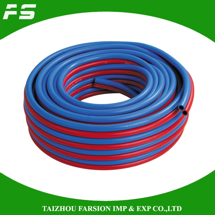 1/2" Standard Soft Smooth Surface PVC Flexible Twin Line Welding Oxygen Acetylene Hose