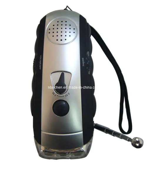 Yichen Dynamo Rechargeable Flashlight Radio