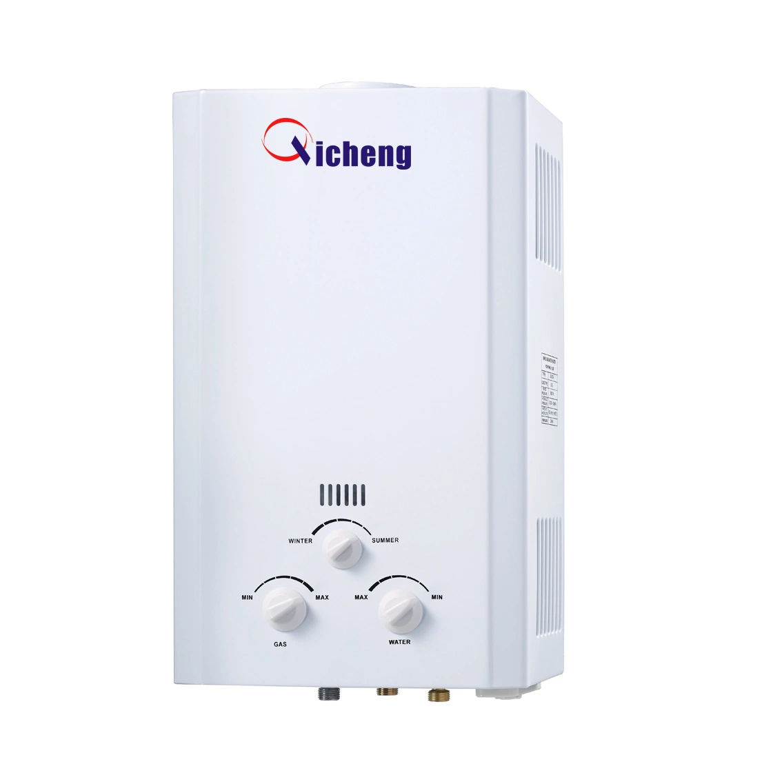 White Body 10 Liter Gas Water Heater Factory Whoesales Sapre Parts