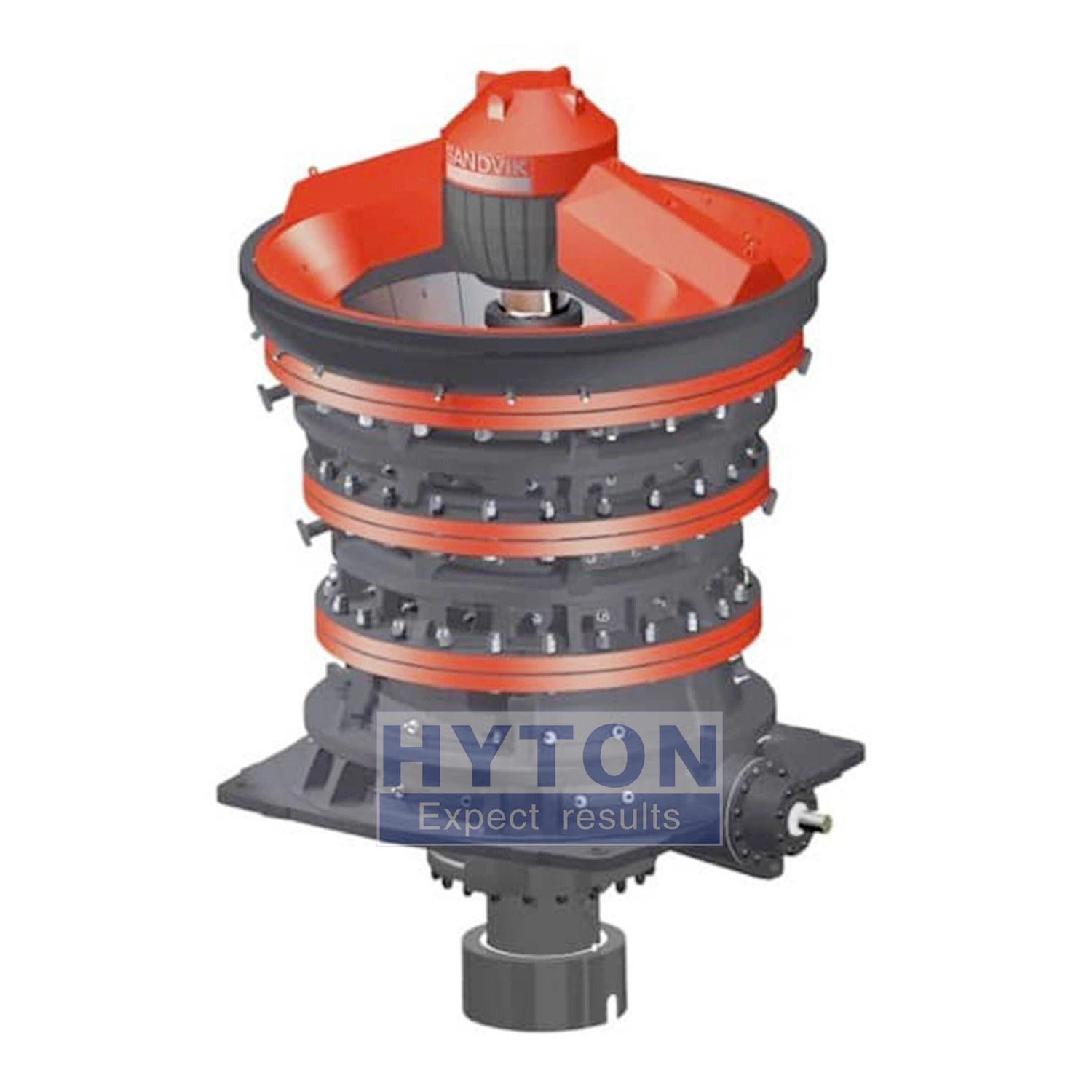 جزاءٍ من الساحق الزاويجي عمود الإدارة الرئيسي للماكينة Super Cone Crusher Cg820 ASSY