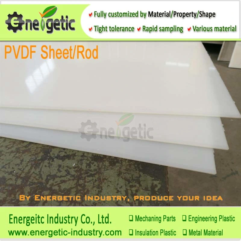 Hoja de PVDF con 150º C de temperatura, tubo, tubo de PVDF PVDF, Panel PVDF PVDF PVDF hoja, la Junta, montaje del tubo de PVDF PVDF, Rod