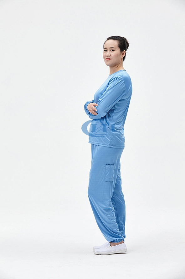 ESD Underwear/Clothes-Antistatic Cleanroom Underwear (protective knitted garment suit)