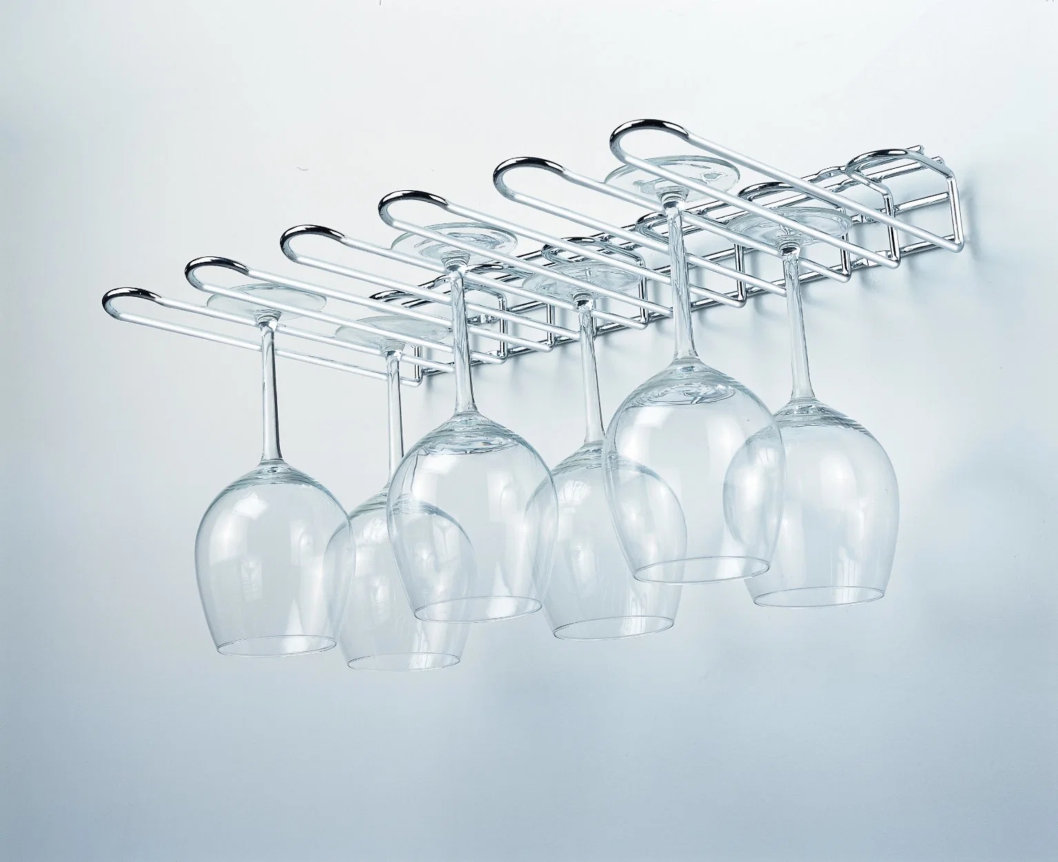 (BJ003G) Iron Chromed Hot Sale Wine Glass Rack