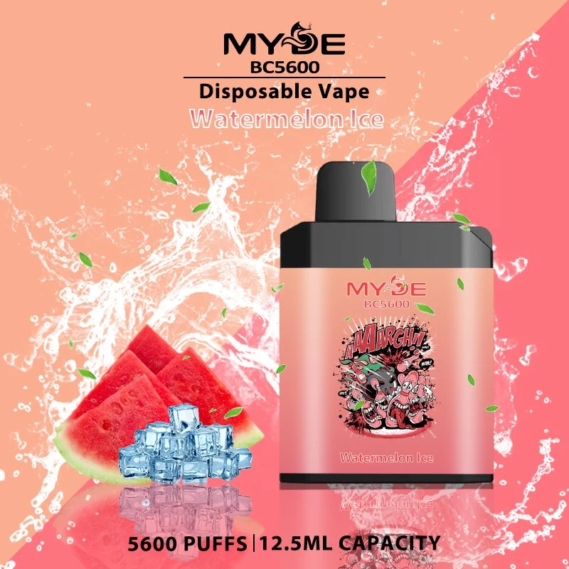 مجموعة القرد Vape Pod 600 Pugs بالجملة التي لا تسرب بطارية 400 مللي أمبير/ساعة الشحن السريع