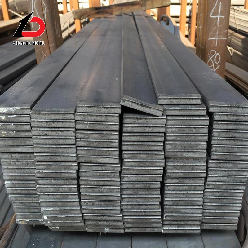 Hot Rolled Black / Galvanized Steel Flat Bar A36 Ss400 S355jr 5160 1095 1080 Iron Carbon Mild Steel Metal Sheet Flat Bar