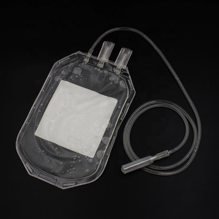 Disposable Double Blood Bag with Needle Protector/Collection Tube/Double Blood Bag