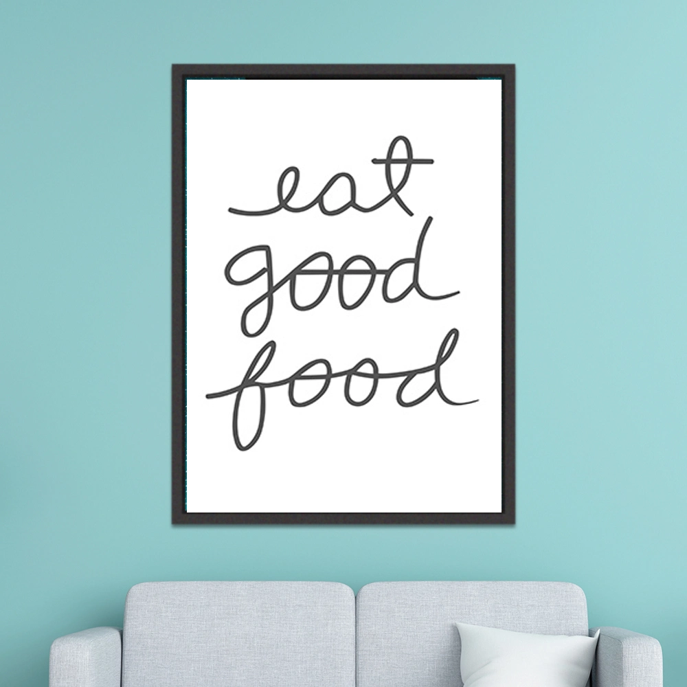 Comer buena comida, afiches y estampas menaje de cocina Decoración de pared ARTE PINTURAS