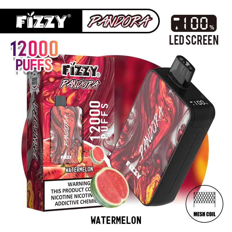 Vapor Produkte Fizzy Pandora Big Volume E Cig Einweg Vape 12000 Puff