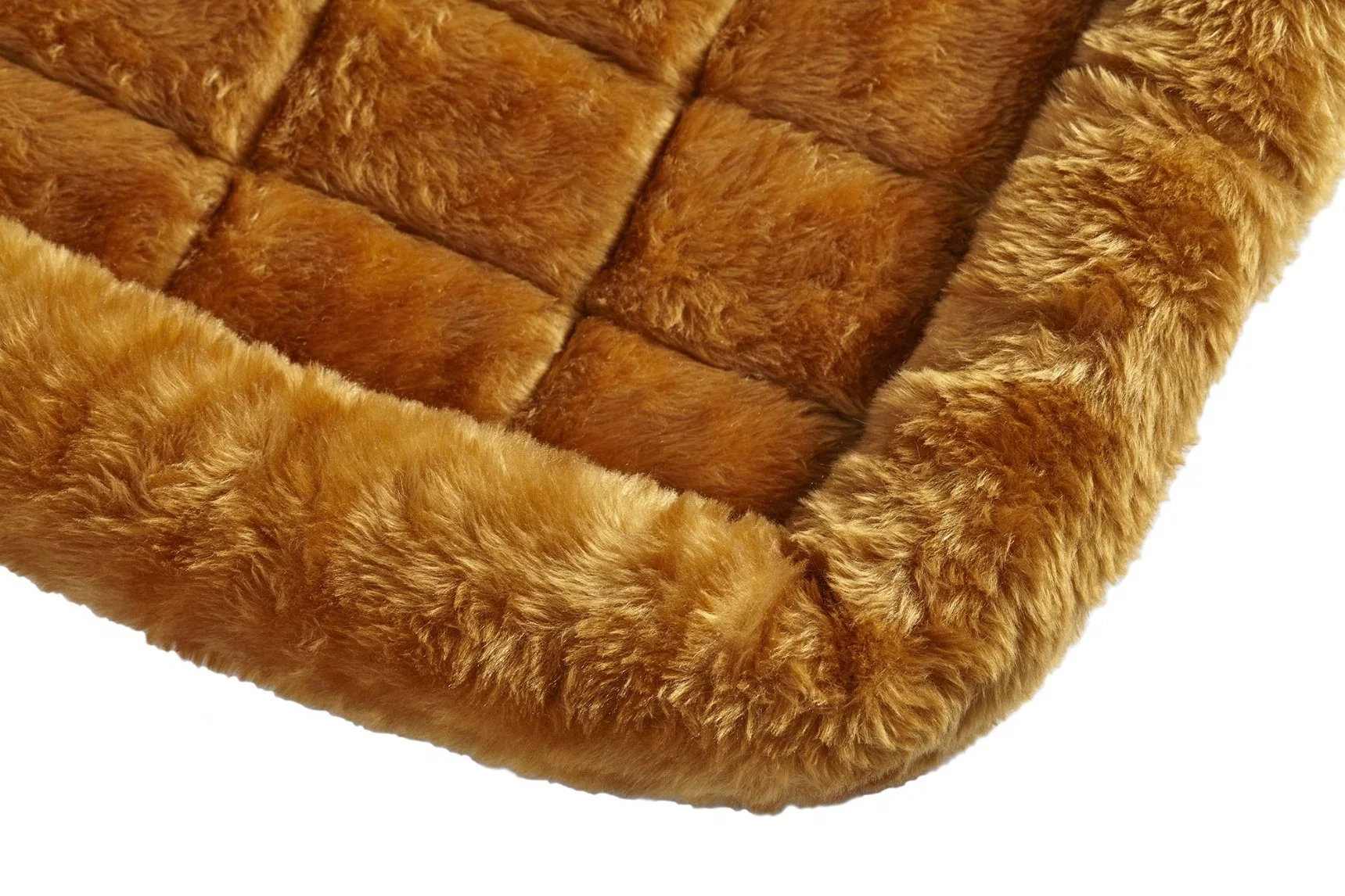 MID West Homes for Pets Pet Crate Bed Cinnamon Fur for Pets