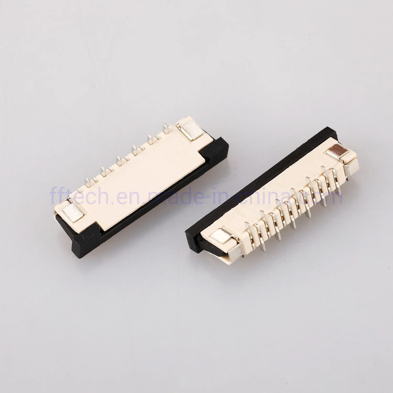 Factory Supply Vertical Surface Mount SMD 0.5mm 1.0mm Pitch FFC Connector Top and Bottom FPC Connector Flat Flex Connectors