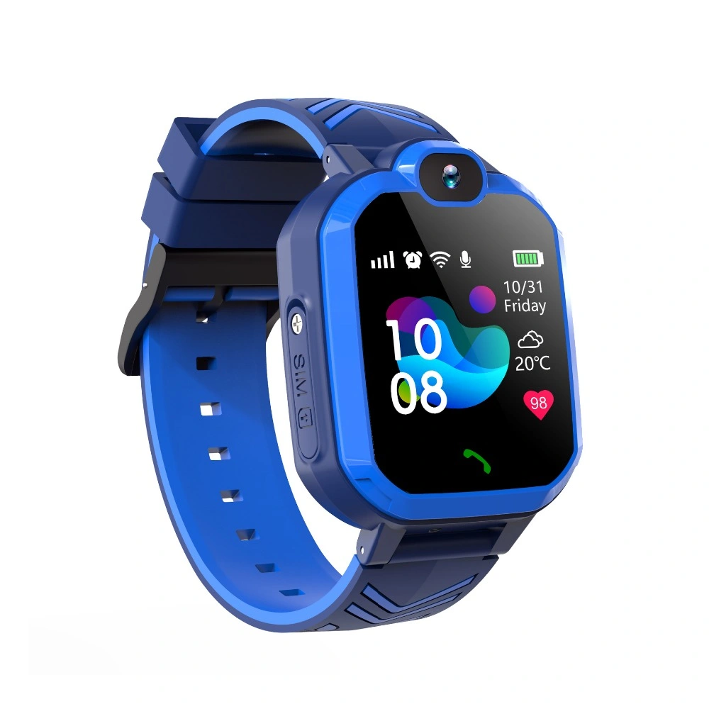 Los niños impermeable reloj inteligente sos el reloj de la tarjeta SIM 4G Ubicación llamada Tracker Smartwatch