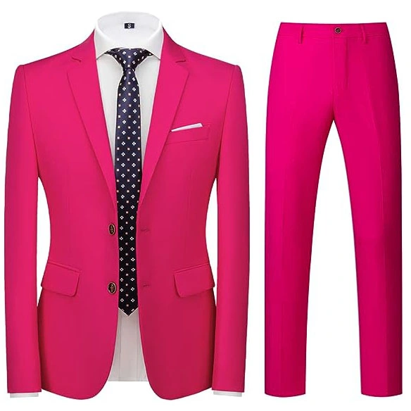 Mens Suits Slim Fit 2 Piece Formal Casual Business Suit