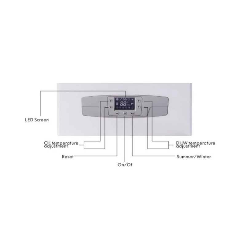 Customized Wholesale/Supplier High quality/High cost performance  18kw-60kw Combi Wall Mounted Gas Boiler