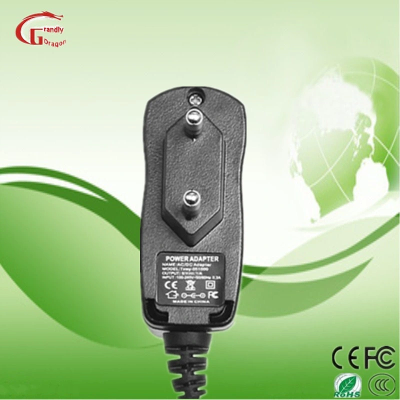 Factory Price 5V 1.5A Wall Plug AC DC Power Adapter 7.5 Watt 1500mA Power Supply in China