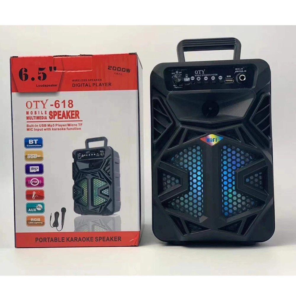 Factory Stock Portable Speaker 6.5inch Trolley Speaker High quality/High cost performance  Bluetooth Speaker