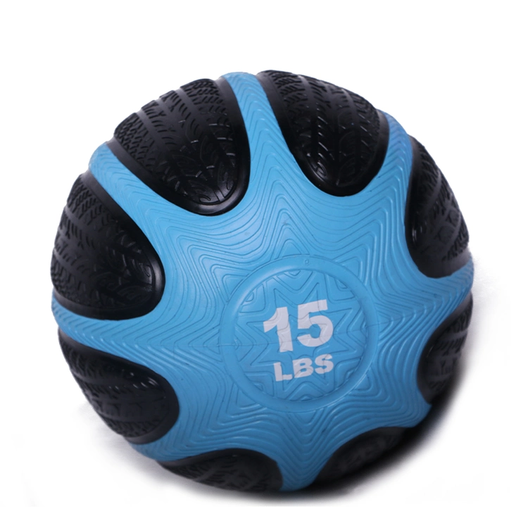 Wholesale/Supplier Fitness Exercise Power Training Home Use High quality/High cost performance Customized Portable PVC Rubber Grip Hand Medicine Ball