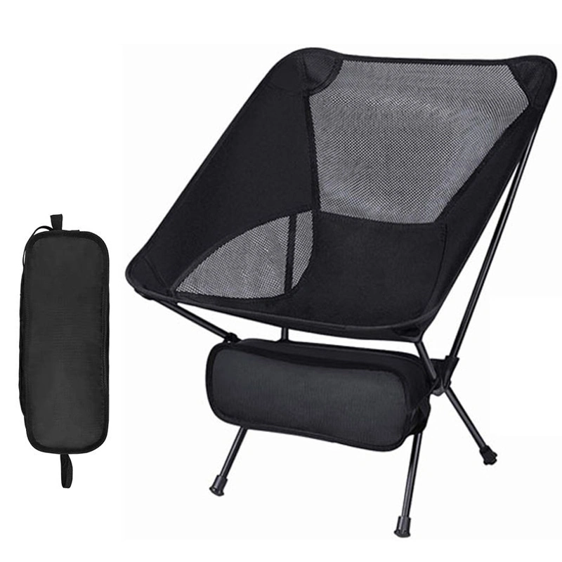 Prix usine chaise pliante avec sac de rangement pour la pêche en camping