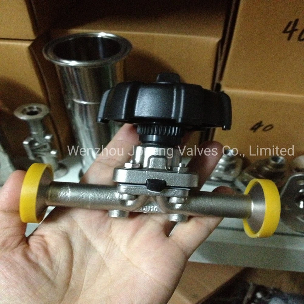 Stainless Steel Sanitary Manual Type Two Way Diaphragm Valve (JN-DV1003)