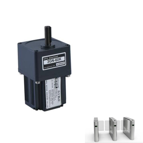 5rk60CF/Gmrv050uz-75 Turnstiles Gear Motor with Vtv AC Gear Motor 90mm 60W with Turbine Gearbox Gmrv050