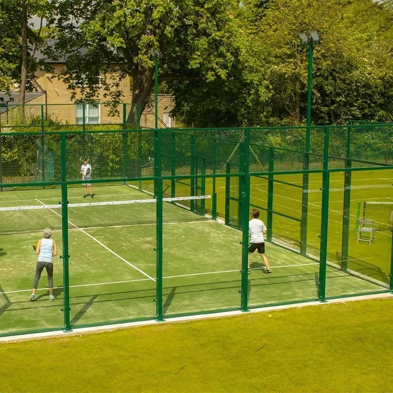 Vidro temperado com certificação CE para padel Tennis Paddle Court Court Outdoor e Indoor