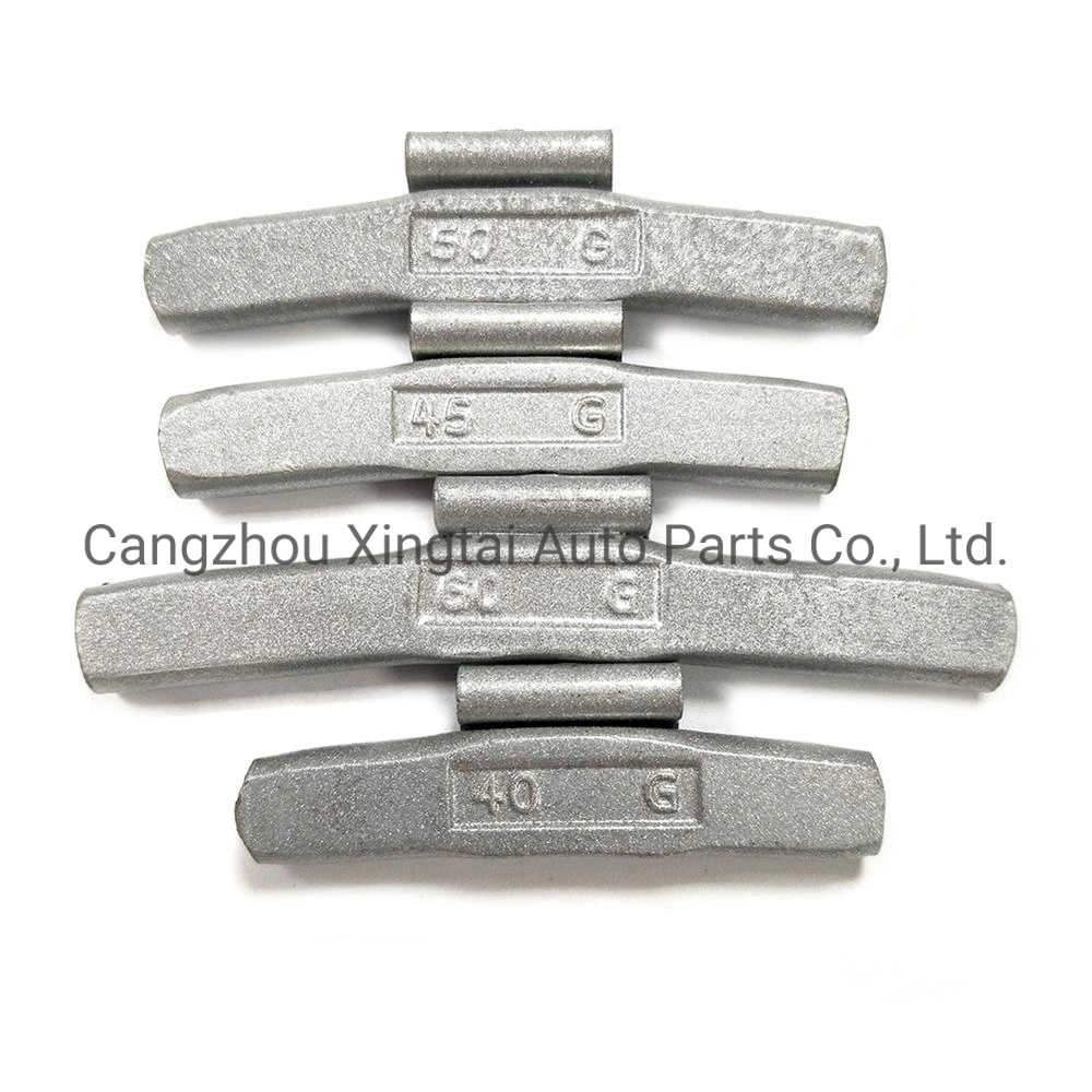 2022xingtai Auto Parts 5g-60g Zn/Zinc Clip sur l'équilibre des masses de roue