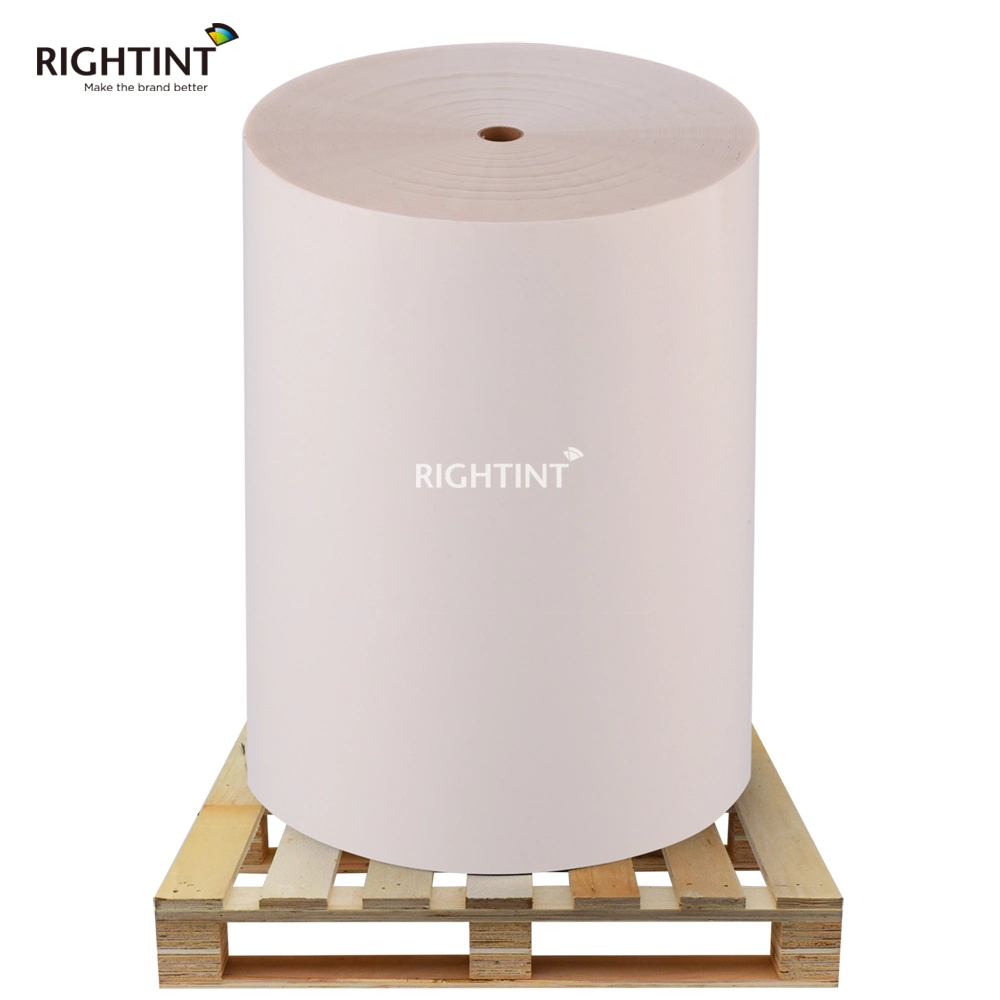 Samples Availabel BOPP film Rightint sticker paper rolls self-adhesive materials