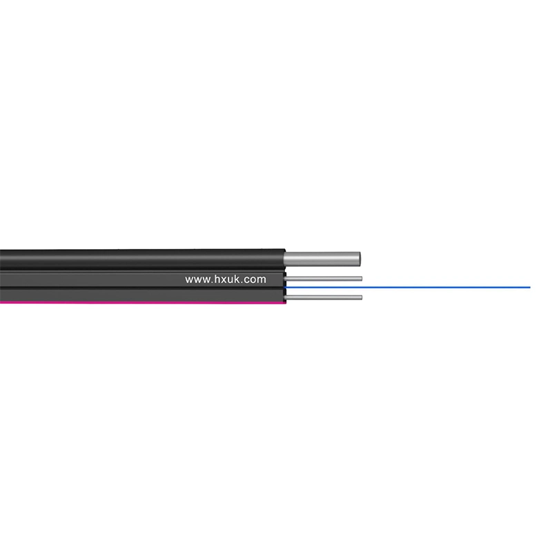 Fiber Optic Equipment Anatel Certified G657A 1 Core FTTH Drop Wire Single Mode Fiber Optical/Optic Fibra Optica Design Cable