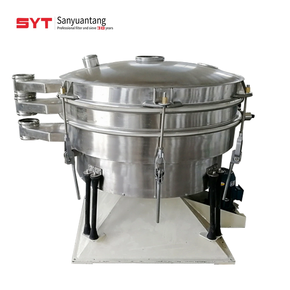 Powder Vibrating Screen Grain Sieving Tumbler Screen Separator Sifting Filter Food Sieve Shaker