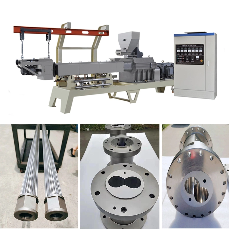 Human-Machine Interface Puff Snack Food Machine Double Screw Extruder Machinery