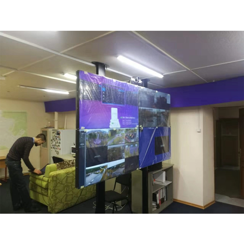 Alto brillo 4K Videowall Equipo de publicidad Ultra estrecho Bezel Video Pantalla de pared