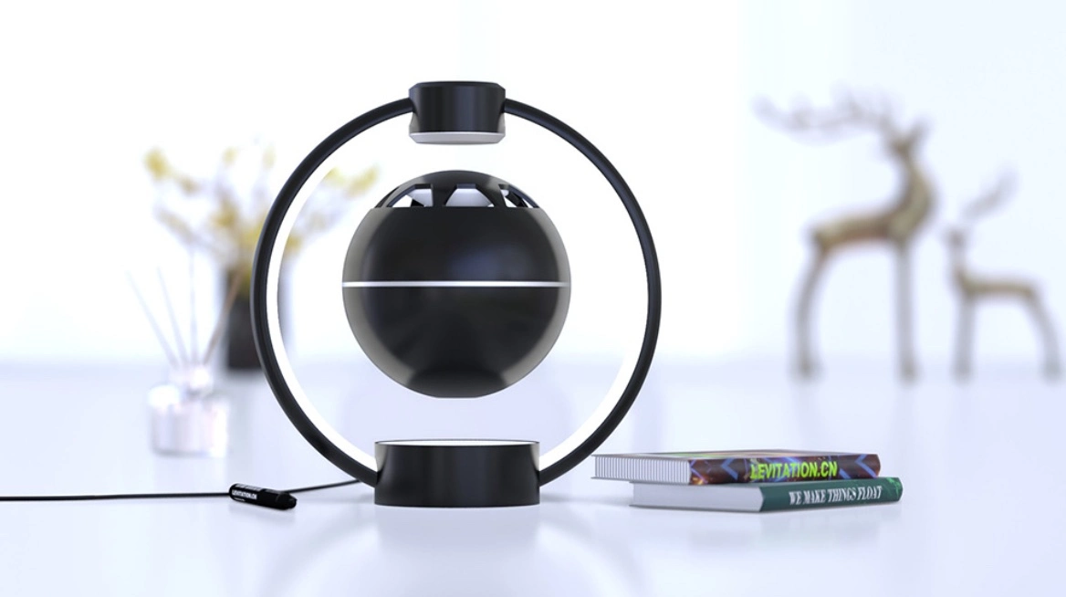 Magnetic Levitation Decoration Bluetooth Sound Desktop Creative Lamp Home Stereo Floating Speaker