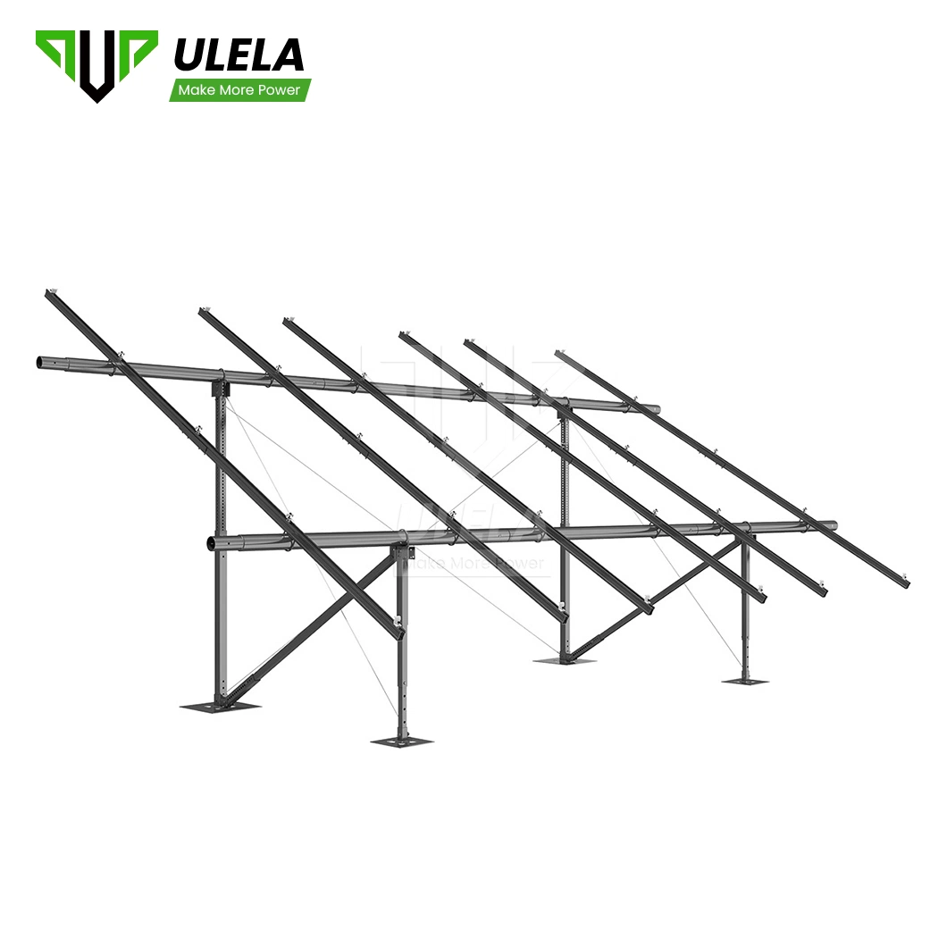 Ulela Sun Tracking Solar Mount Manufacturing PV Solar Carport Mounting System China Flat Roof Solar Mount