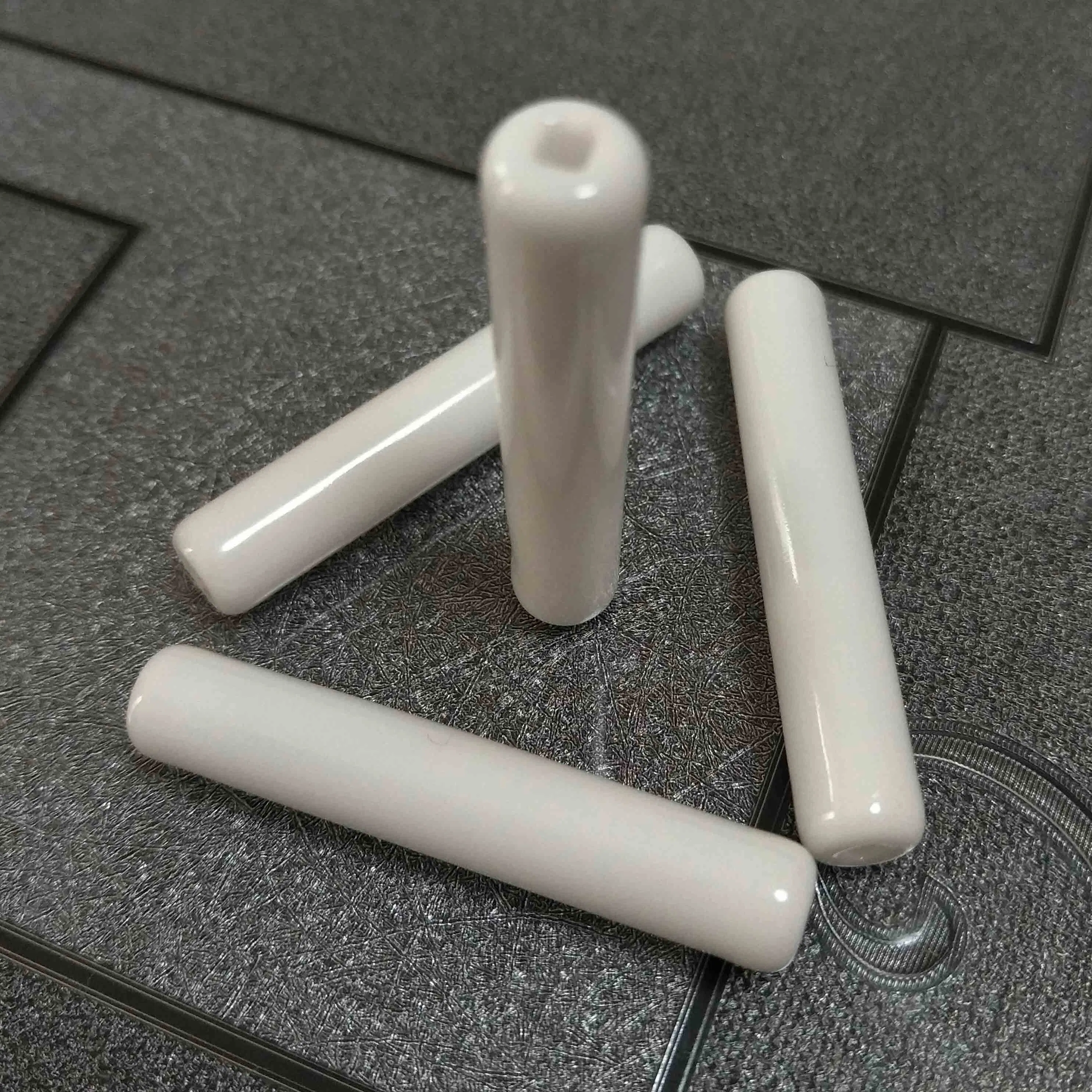 Sgj Glazed 96% Alumina Ceramic Tube for Piezo Electrodes Spark Plug/ Ceramic Igniter Insulator with Square Bore