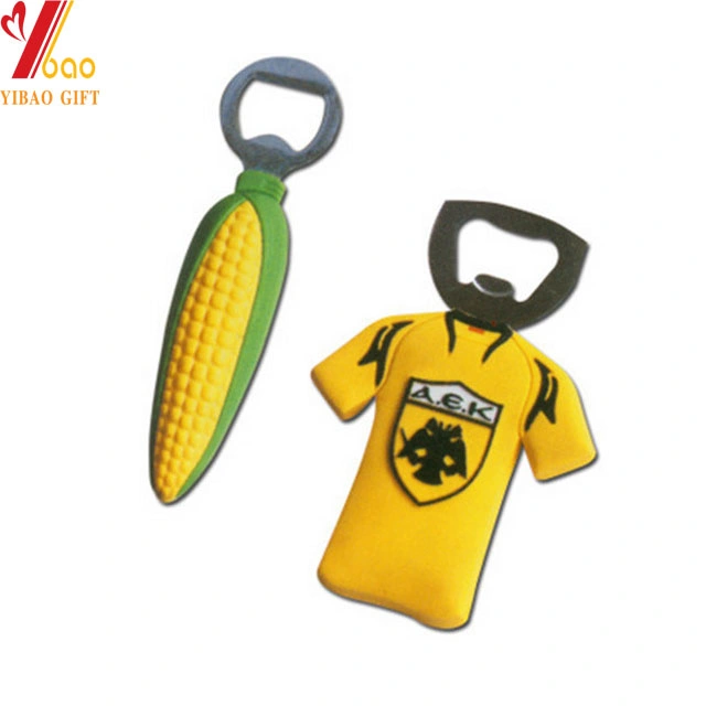 Wholesale Custom Cute Animal Shape PVC Bottle Opener Keyring for Promotional Gifts (XY-BO-04)