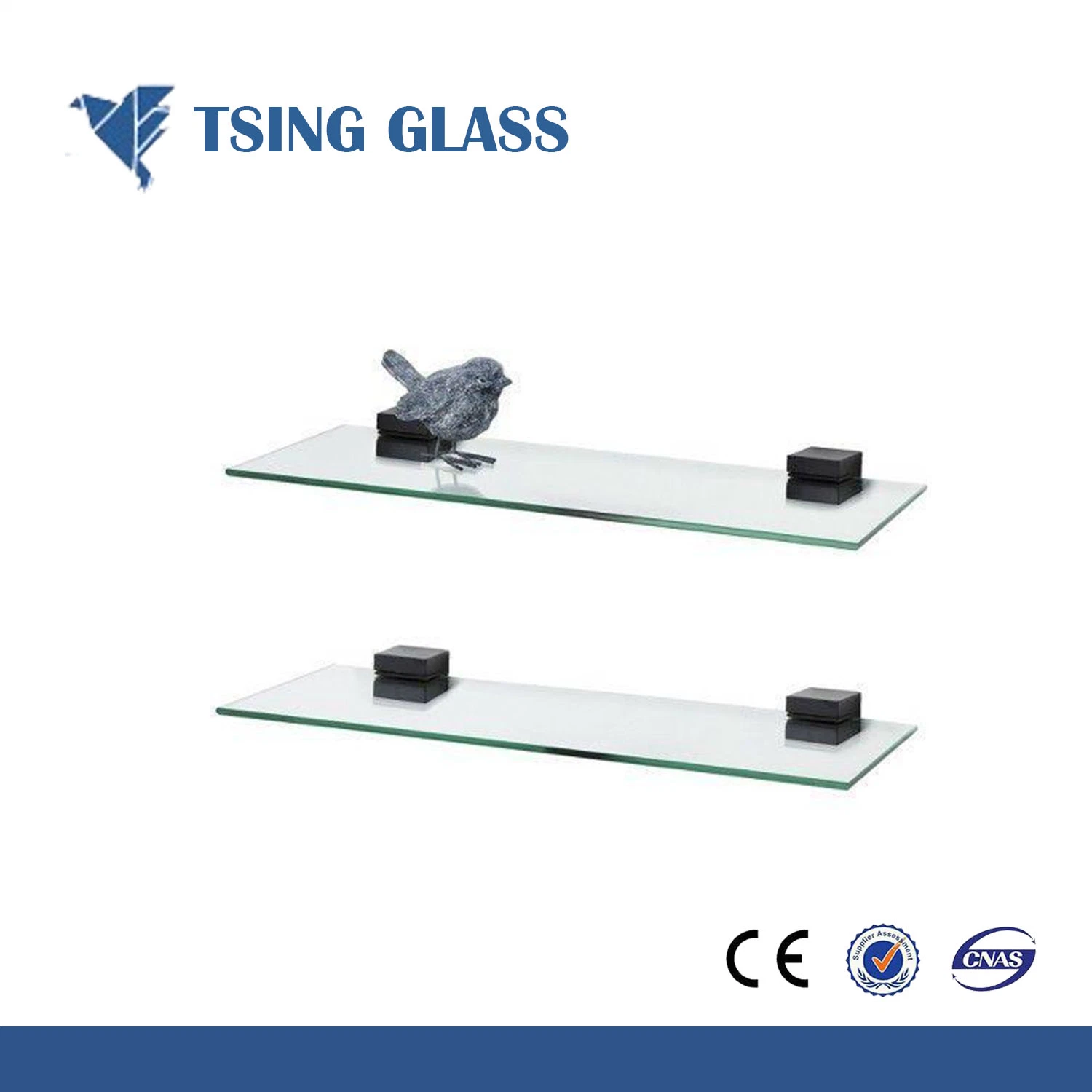 6/8/10/12mm Shelf Glass for Wall Corner / Wine Cabinet / Display Cabinet / Furniture