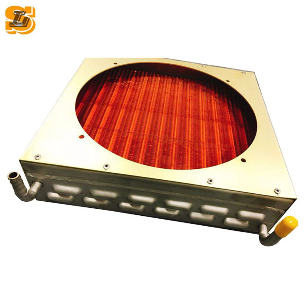 Hot Water Aluminum Fin Copper Tube Radiator for Ahu