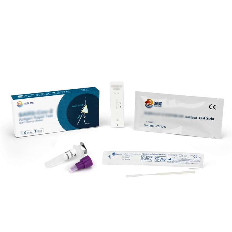 2022 Hotsale CE Virus Home Test Kit Prueba Antigen Rapid Test Kits Saliva/Swab Price, Quick AG Test Kit Antigen Kit, One Step Easy Rapid Antigen Test