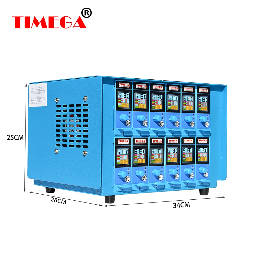 23 novo controlador de temperatura para Hot Runner de 12 zonas para plástico Moldagem por injeção